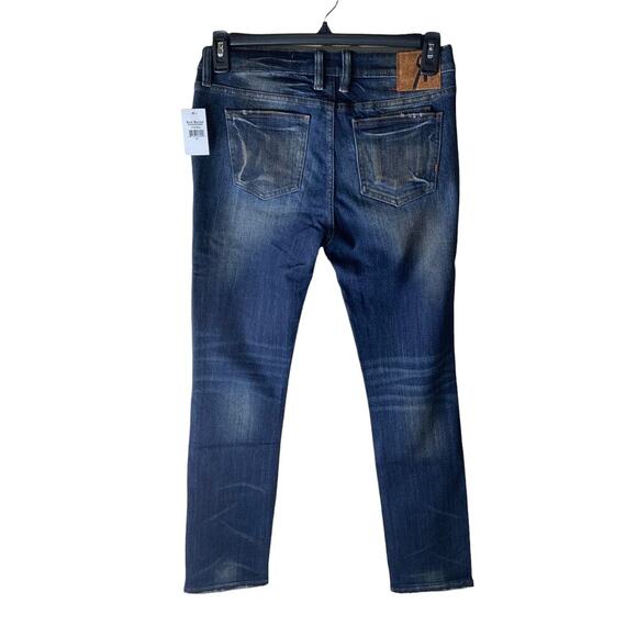 Remix By Rock Revival Jeans Women Size 29 Mid-Rise Straight Dark Wash Denim - Picture 13 of 13